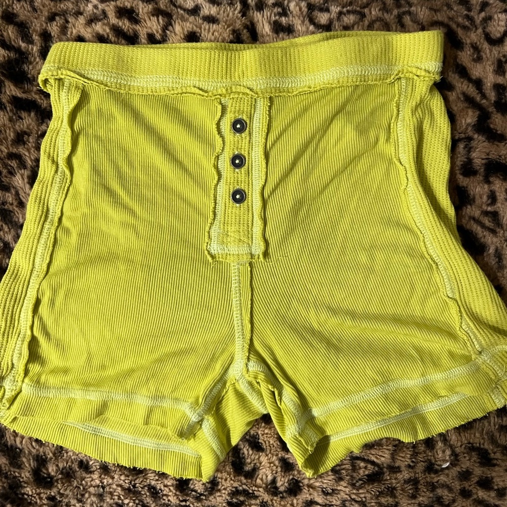 Urban Outfitters Lime Sleeping Shorts